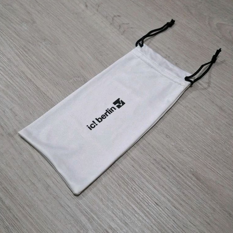 ถุงผ้าใส่แว่นตาของ Ic Berlin Glasses Bag แท้ สีขาว