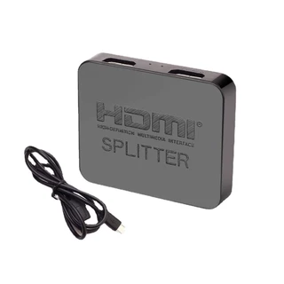 HDMI Splitter In 1 Out 2 Out4 พร้อมด้วย Power Adapter Splitter รองรับ HDMI 4K*2K 2160P, 3D