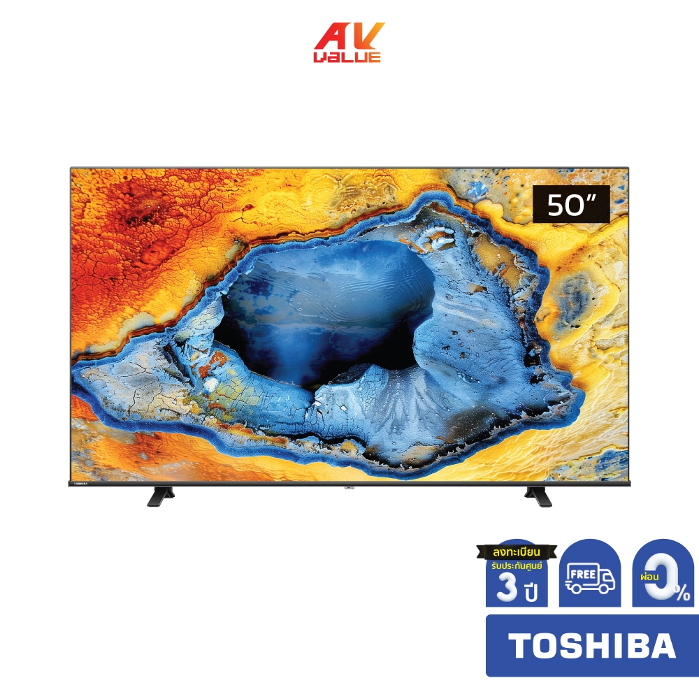 Toshiba 4K UHD TV รุ่น 50C350NP ขนาด 50 นิ้ว C350N Series ( 50C350N , C350NP ) ** ผ่อน 0% **