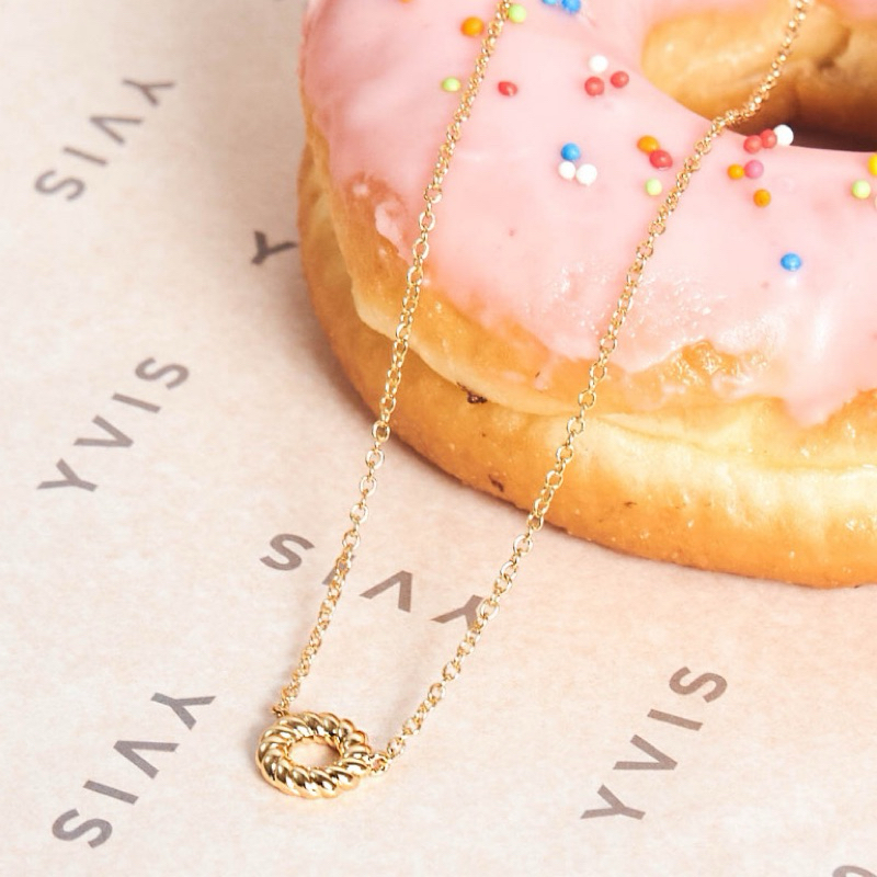 ส่งต่อสร้อยคอ แบรนด์ Yvis สี Gold