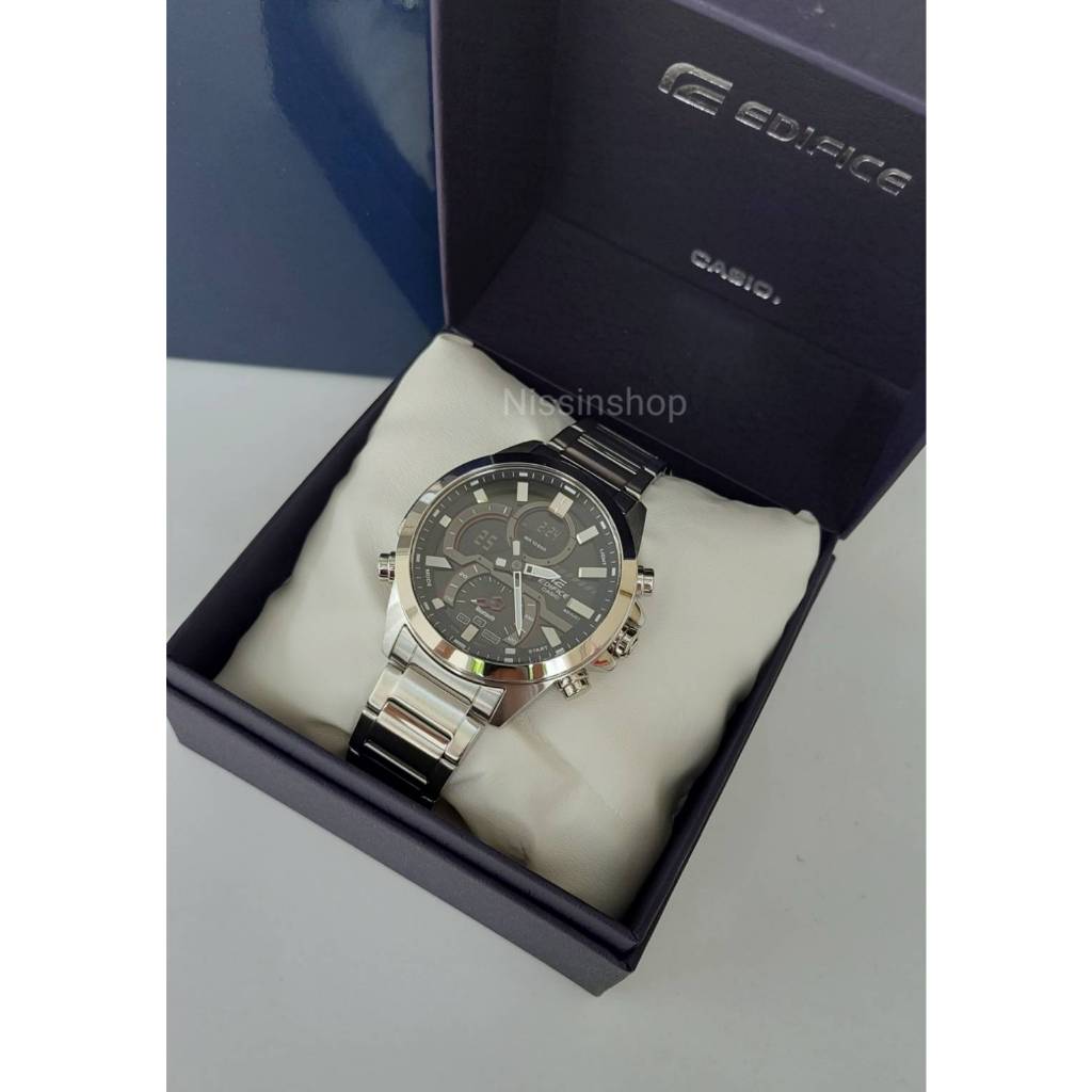 นาฬิกาCASIO EDIFICEรุ่น ECB-30D ,ECB-30DC นาฬิกาข้อมือผู้ชายสายแสตนเลส เชื่อมต่อสมาร์ทโฟน-ของแท้ 100% รับประกันศูนย์ CMG