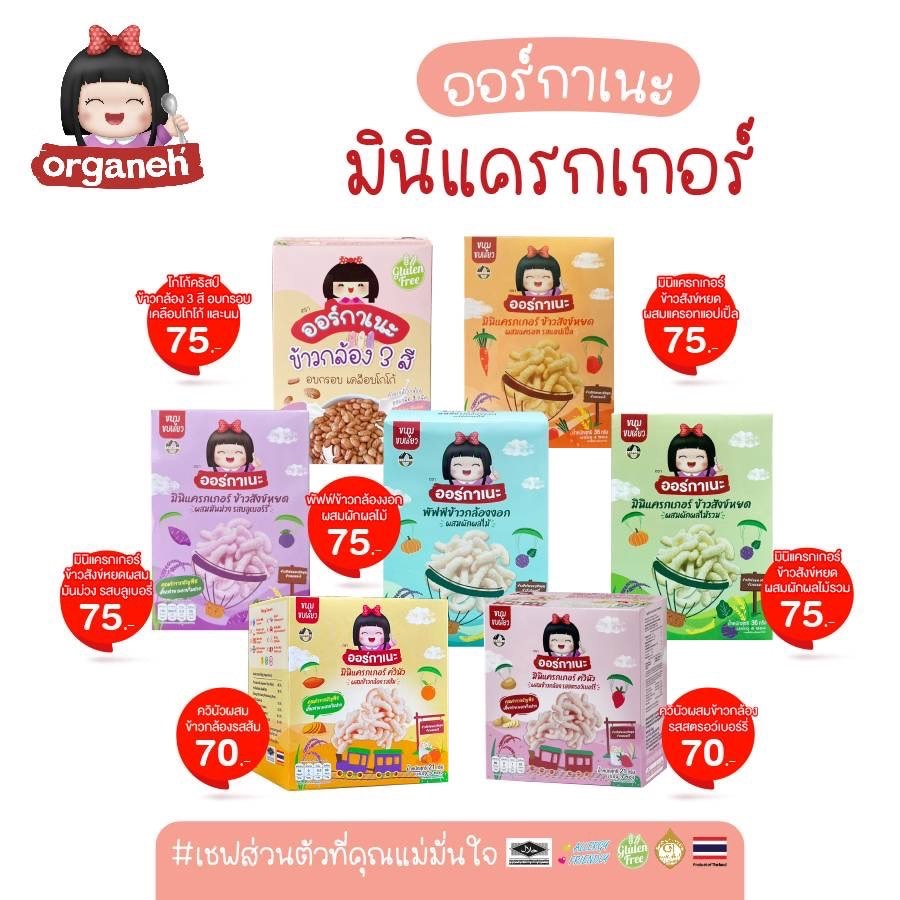 ออร์กาเนะ (Organeh) มินิแครกเกอร์ขนมฝึกเคี้ยว