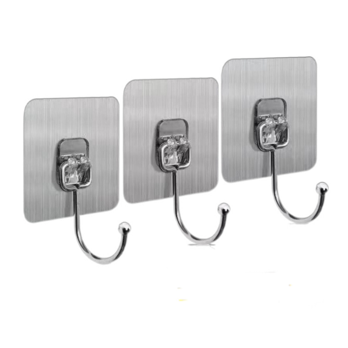 🍐 🍊 (ชุด 5 ชิ้น) ตะขอ ตะเหล็กติดผนัง จัดระเบียบ ใช้งานง่าย รับน้ำหนักได้เยอะ