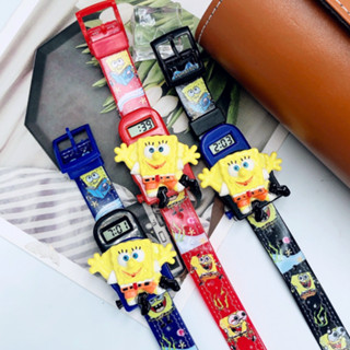 นาฬิกาเด็ก กดเด้ง ดูเวลาได้ มีตุ๊กตาน่ารัก