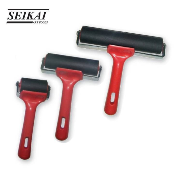 ลูกกลิ้งยาง SEIKAI ลูกกลิ้งยางเบอร์ 2-6 (SEIKAI RUBBER ROLLER) (1 อัน) สินค้าพร้อมส่ง