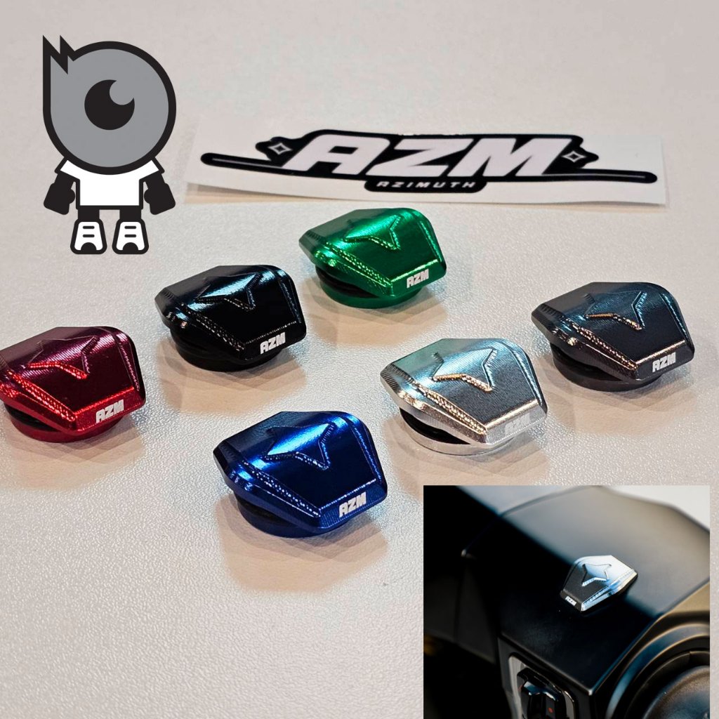 AZM อุดกระจกอลูมิเนียม  สำหรับ Lambretta X200 , X300