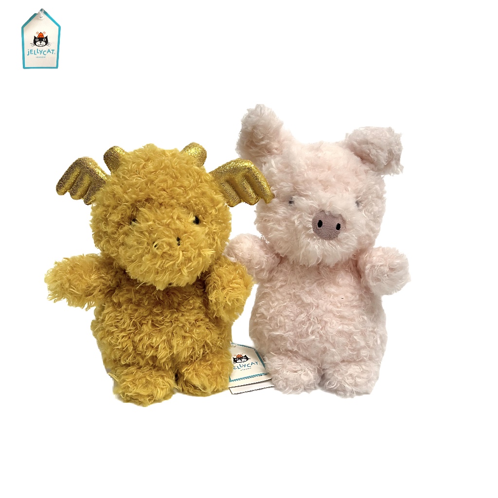 JELLYCAT  ตุ๊กตา Little Pig & Little Dragon ของแท้จาก London ของใหม่จาก Central Department Store