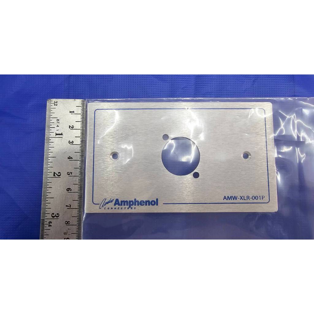 Amphenol แผ่นเพลทอลูมิเนียม AMW HDMI-001P
