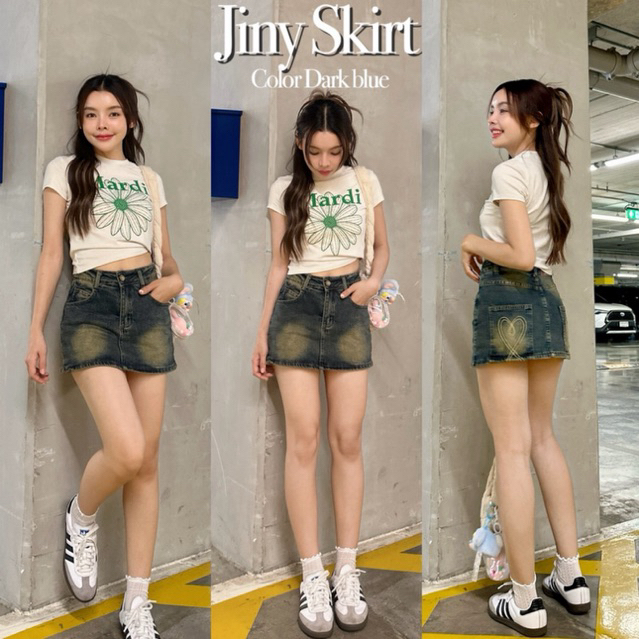 SEPTEMBER ME - Jiny Skirt กระโปรงยีนส์