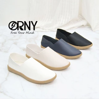 ✨ OY950 ORNY(ออร์นี่) ® รองเท้าหนังนิ่ม เหยียบส้นได้ รองเท้าส้นแบน