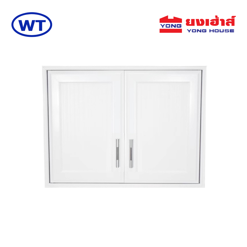 WT ตู้ลอยคู่ สีขาว รุ่น CB ขนาด 85X65X35 ซม ตู้ลอย ตู้ (1 คำสั่งซื้อไม่เกิน 1 ชิ้น)