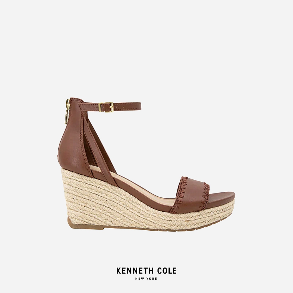 KENNETH COLE รองเท้าส้นตึกผู้หญิง รุ่น COLTON LUGGAGE สีน้ำตาล ( WED - RL24CTN11-265 )