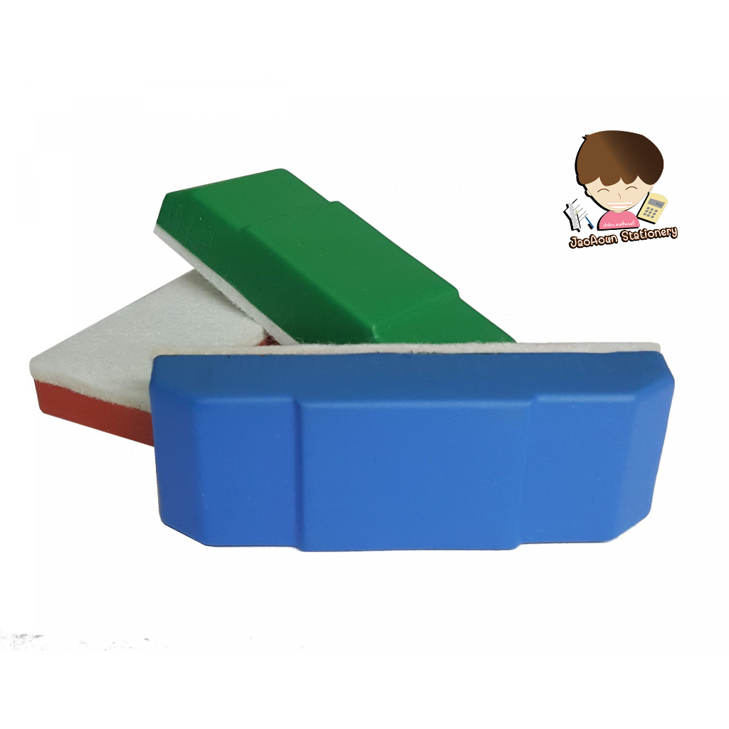 แปรงลบกระดาน ด้ามพลาสติก (คละสี/อัน)