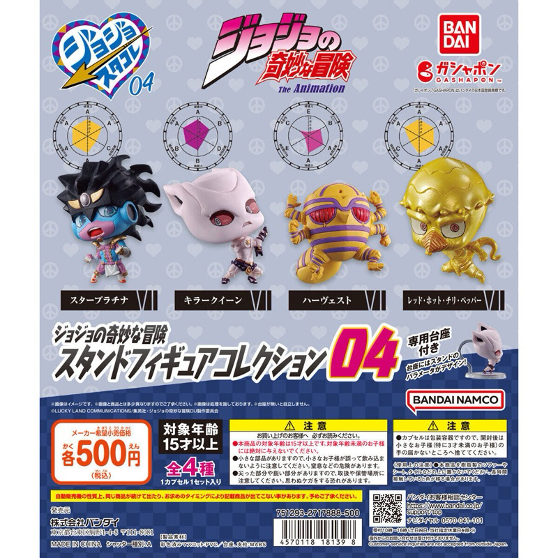 Gashapon - JoJo's Bizarre Adventure Stand Figure Collection 04