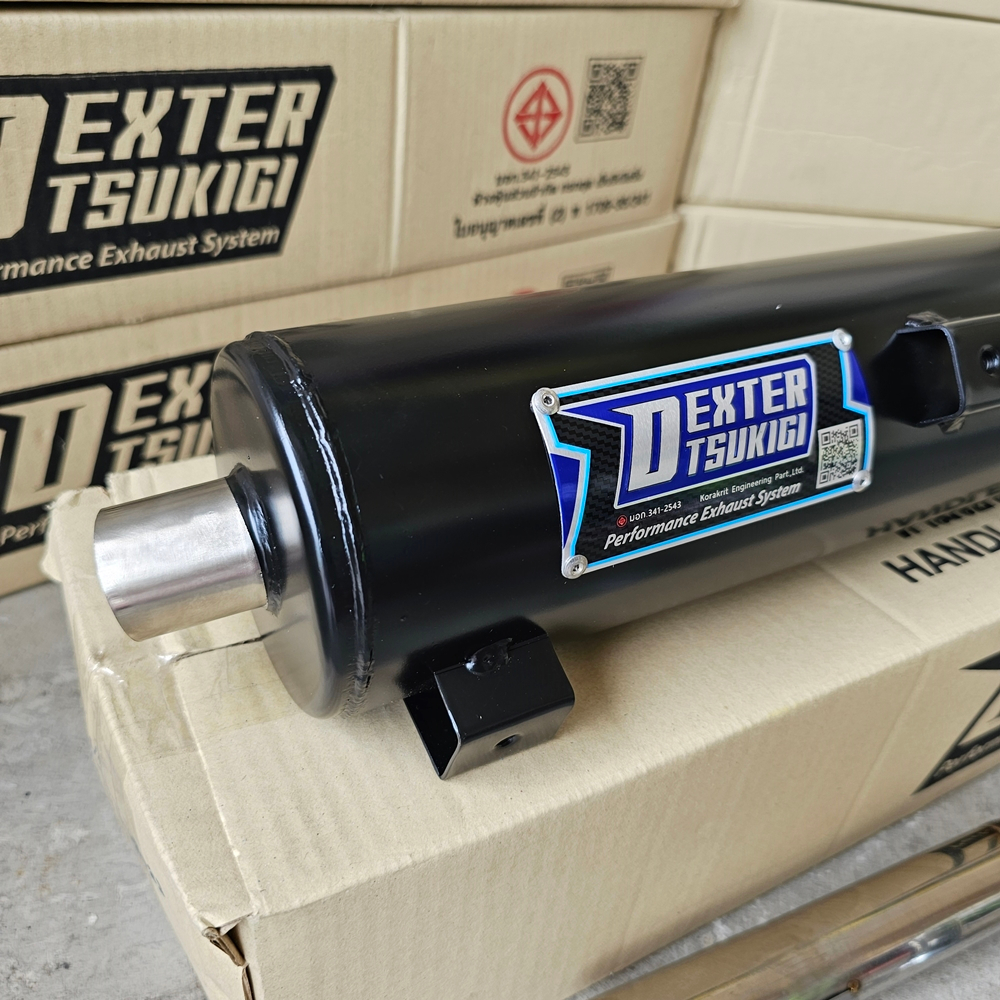 ท่อผ่า มอก. DEXTER FINN115i 2020-2025 คอเลส คอ25ออก32 จุก 32 มิล แถมจุกลดเสียง ราคา ถูกที่สุด ดีลบีเคเค แกลเลอรีภาพที่ 2