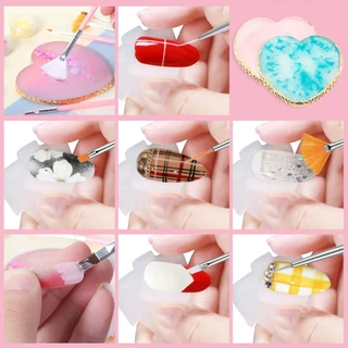 Nail World ปากกาเพ้นท์เล็บ 3 ชิ้น ยูวีเจล ออกแบบลายจุด รายละเอียด แปรงปากกา DIY เครื่องมือแต่งแต้มจุดเล็บ