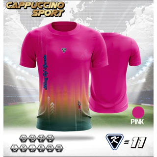 เสื้อกีฬา เสื้อฟุตบอล เสื้อออกกำลังกาย คาปูชิโน่ K11 ราคาถูก S-3XL
