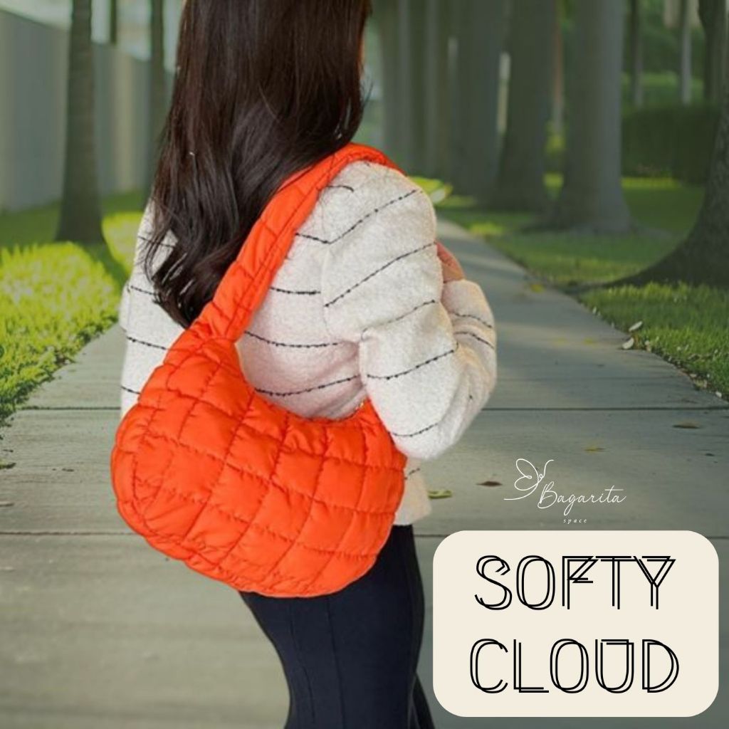 [ พร้อมส่งจากbkk] กระเป๋าก้อนเมฆ รุ่น softy cloud