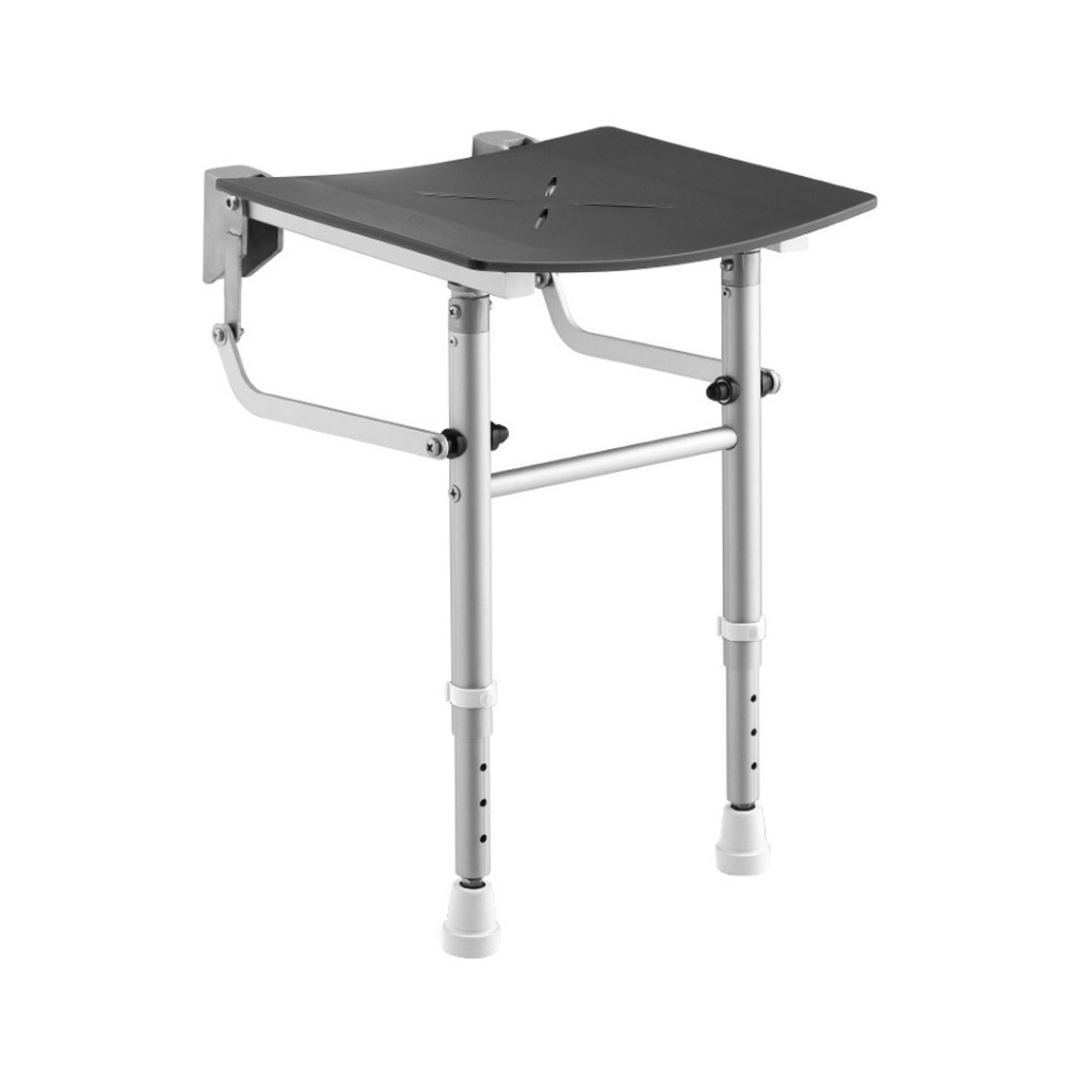 COTTO CT0179#BL เก้าอี้อาบน้ำพับเก็บได้พร้อมขาตั้ง