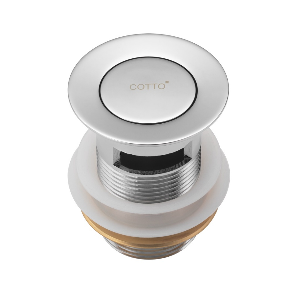 COTTO CT6703(HM) สะดืออ่างล้างหน้าแบบพลิก (มีรูน้ำล้น)