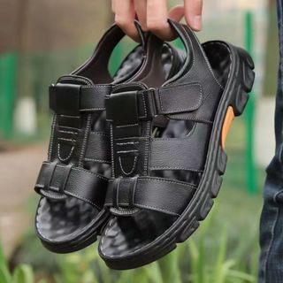 รองเท้าแตะหนัง แบบสวม หนังนิ่ม ไม่กัดเท้า พื้นกันลื่น ไซส์ 3…