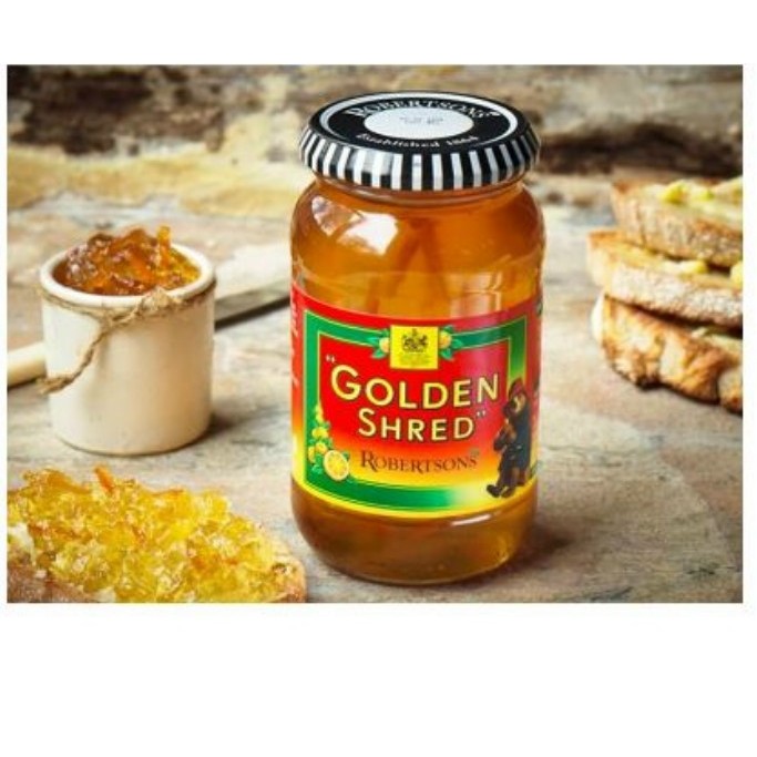 Robertson's Golden Shred Fine Cut Orange Jelly Marmalade 454g รอแบร์ตซ่อน โกลเด้นเชรดแยมผิวส้ม