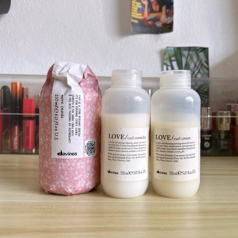 มือ1/2 Davines Curl Building Serum- curl cream-curl controller ครีมเซรั่มจับลอน❌ อ่านรายละเอียดสินค้