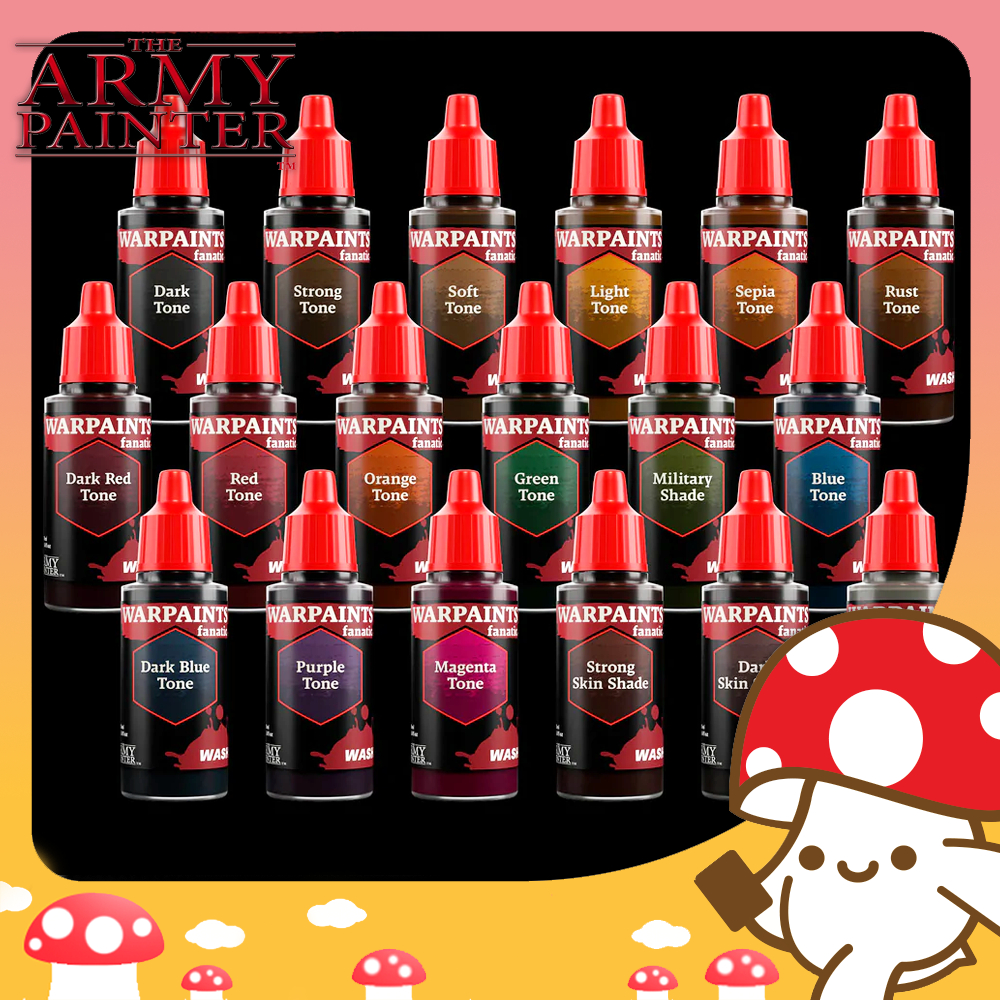 The Army Painter : Warpaint Fanatic - Wash สีเพนท์โมเดล จาก Kinoko Card Game Shop | D&D TRPG Warhamm