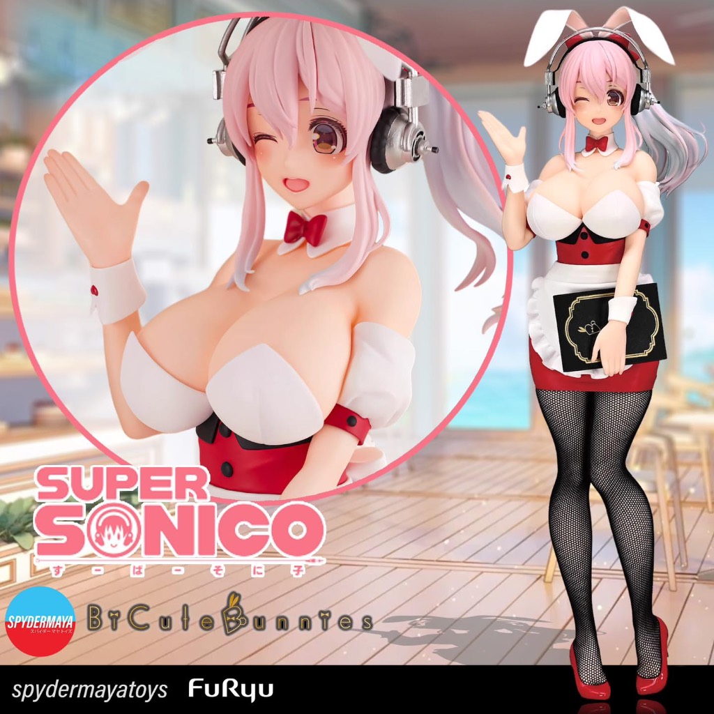 [พร้อมส่ง] ฟิกเกอร์  Super Sonico: Waitress Ver. BiCute Bunnies - FuRyu