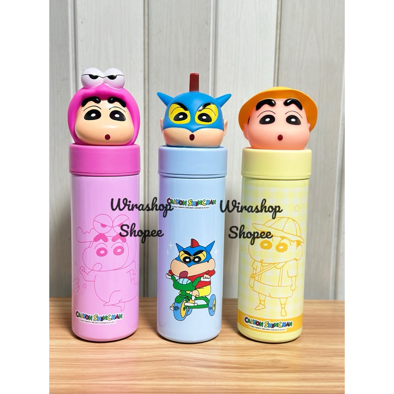 กระบอกน้ำชินจังของแท้ all cafe (7-11)