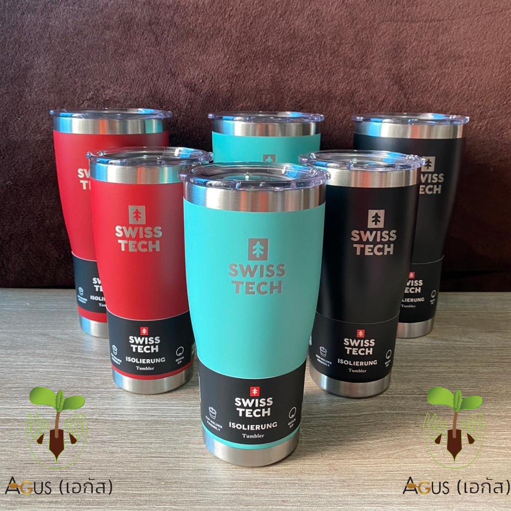 แก้วเก็บความเย็น Swiss Tech Tumbler ของแท้100% เก็บความเย็น 18 ชม เก็บความร้อน 6 ชม แก้ว สเตนเลสแท้ แก้วน้ำ แก้วแค้มป์ – โปรปัง