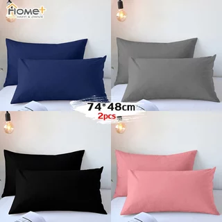 ปลอกหมอน สีพื้น ปลอกหมอน2ใบ19 x 29 นิ้ว (48 x 74 cm) ปลอกหมอนหนุนขนาดมาตรฐาน กันไรฝุ่น ซักง่าย แห้งง่าย ทนทาน ไม่ซีดจาง