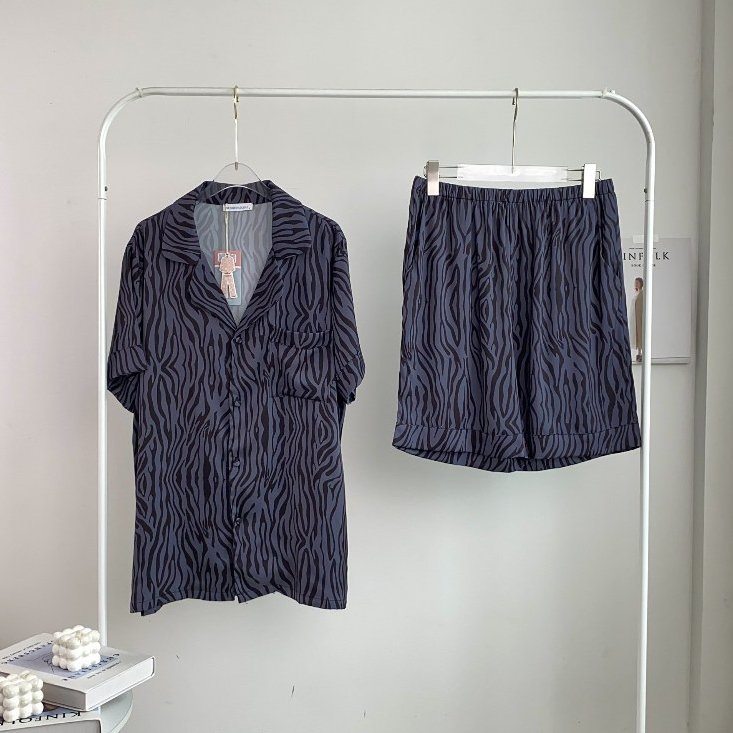ชุดนอน Mulen (Muslin Pajamas) Silk Satin (Y3098 Y3097)