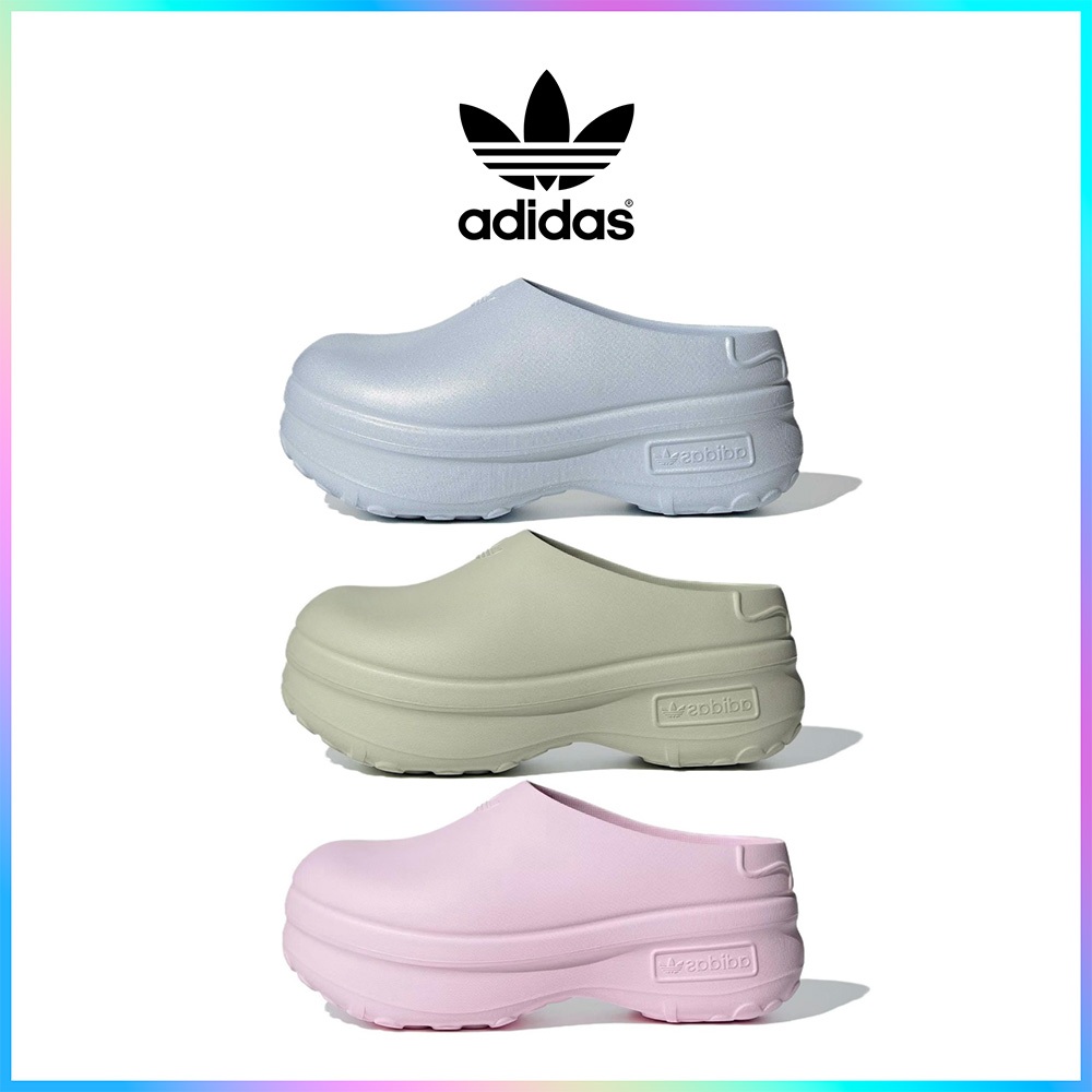 adidas originals AdiFOM Stan Smith Mule มีสไตล์ สวมใส่สบาย พื้นรองเท้าผสม แห้งเร็ว รองเท้าแตะ