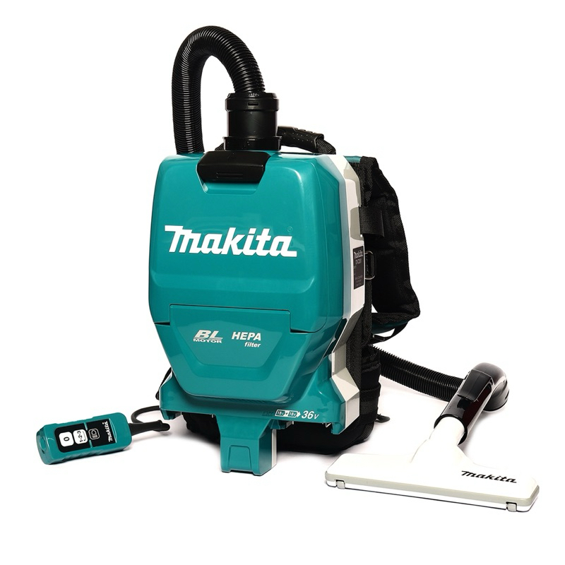MAKITA เครื่องดูดฝุ่นสะพายไร้สาย 36 โวลต์ ถุงกระดาษเก็บฝุ่น 2 ลิตร รุ่น DVC261ZX23 แรงดันลมสูงสุด 11