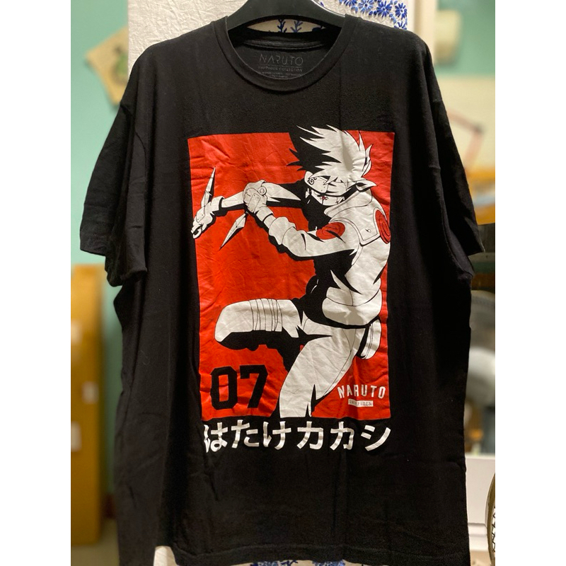 เสื้อพิมพ์ลายการ์ตูน naruto size xl มือสอง