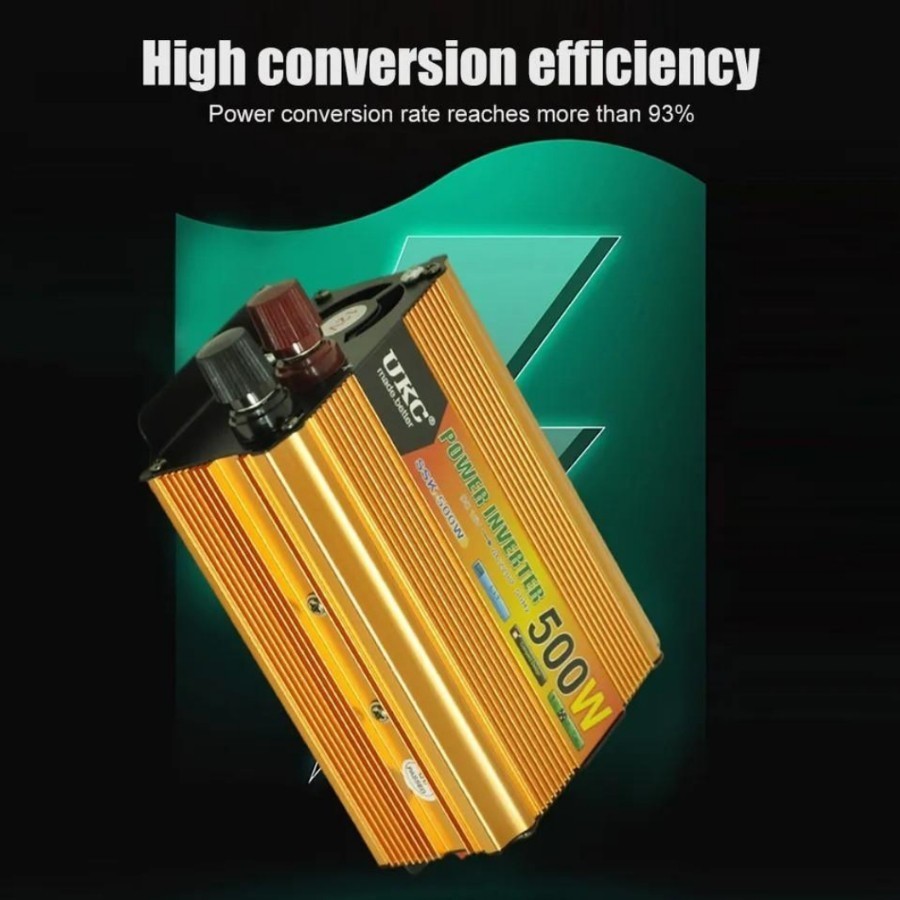 เครื่องแปลง ไฟแบตเตอรี่12V เป็นไฟฟ้าบ้าน 220V Inverter อินเวอร์เตอร์ 500 watt 2V to 220V. ราคาถูก - รูปที่ 7