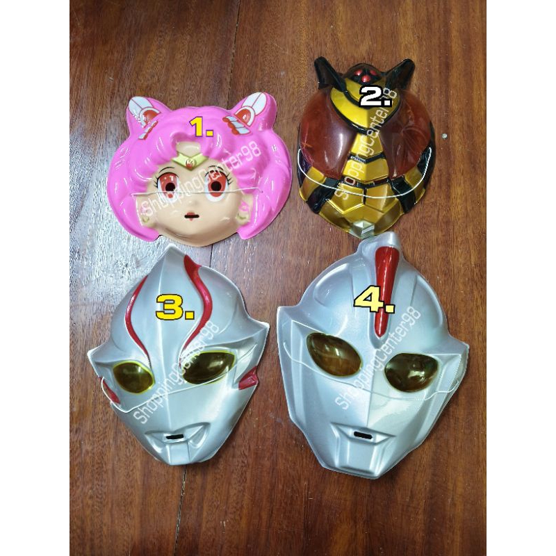 หน้ากากลายการ์ตูนรุ่นบาง. ไม่มีไฟ