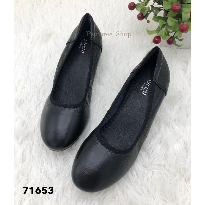 พร้อมส่ง Shuji รุ่น 71653 รองเท้าคัชชูทำงานหนังแท้ Size 36-41