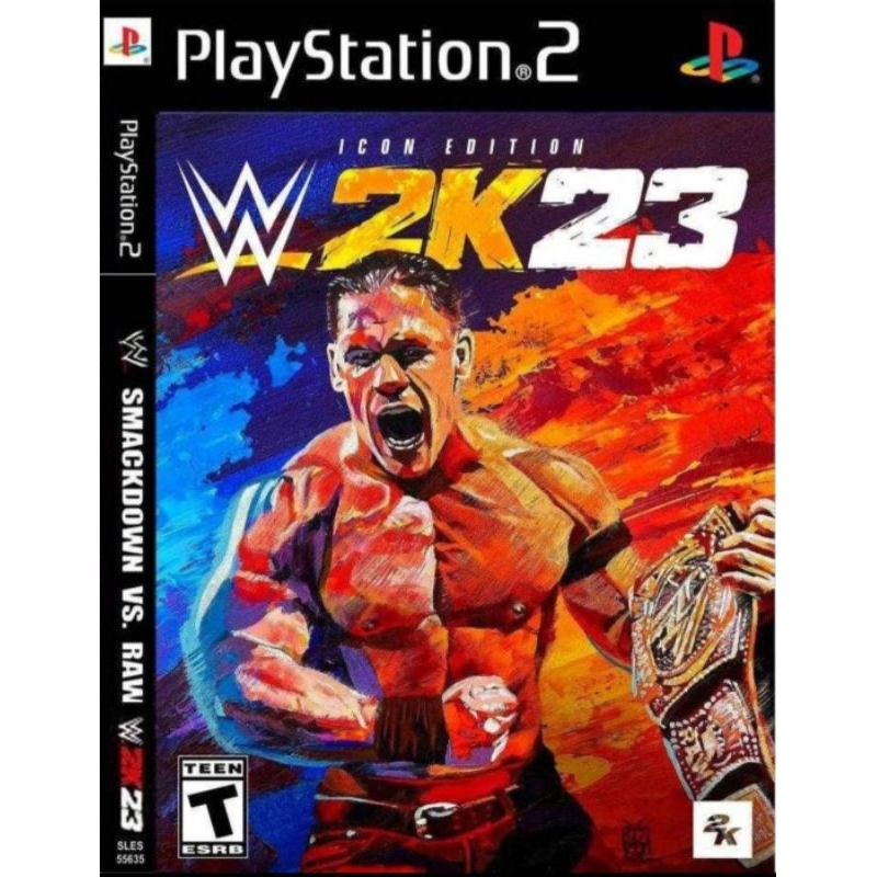 แผ่นเกมส์PS2 - W2K23 มวยปล้ำภาคใหม่ล่าสุด (เก็บปลายทางได้)✅✅