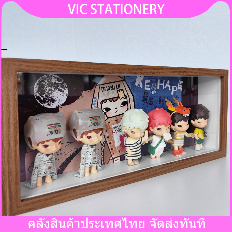 กล่องฟิกเกอร์ กล่อง popmart ตู้โมเดล ตู้โชว์ตุ๊กตา DIY กรอบรูป hirono ตู้ใส่โมเดล ตู้โชว์โมเดล ตู้ใส่ฟิกเกอร์