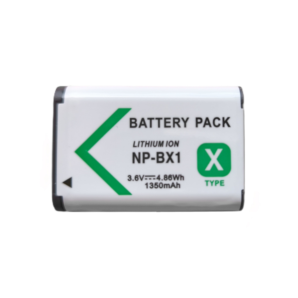 Sony NP-BX1 Battery and Charger for ZV-1, ZV-1F, RX1, RX1R, RX100, RX100M6, HX95, HX350, WX700, GW66E, PJ410, AS50