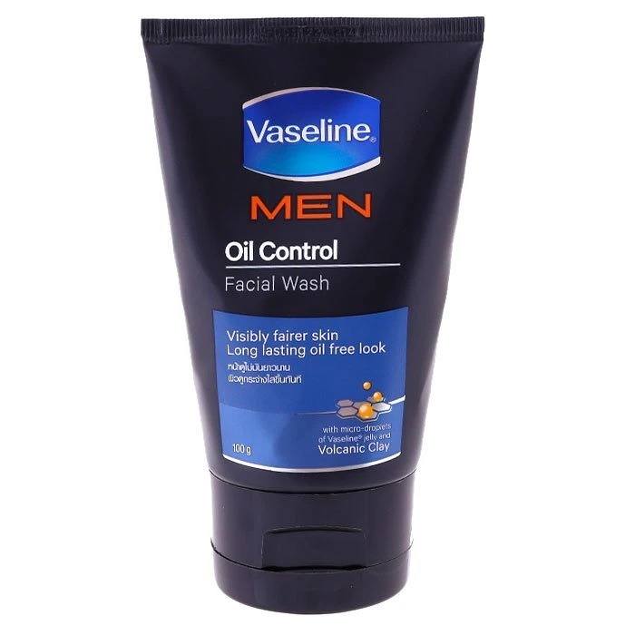 Vaseline Men Oil Control วาสลีน เมน โฟมล้างหน้า สูตรออยคอนโทรล ขนาด 100 ก.