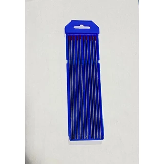 อะไหล่อาก้อนติก(TIG)/เข็มทังสเตน /ลวดทังสเตน ขายยกกล่อง 1 กล่อง=10เส้น สีแดง 1.6MM ,2.4 MMและ3.2MM