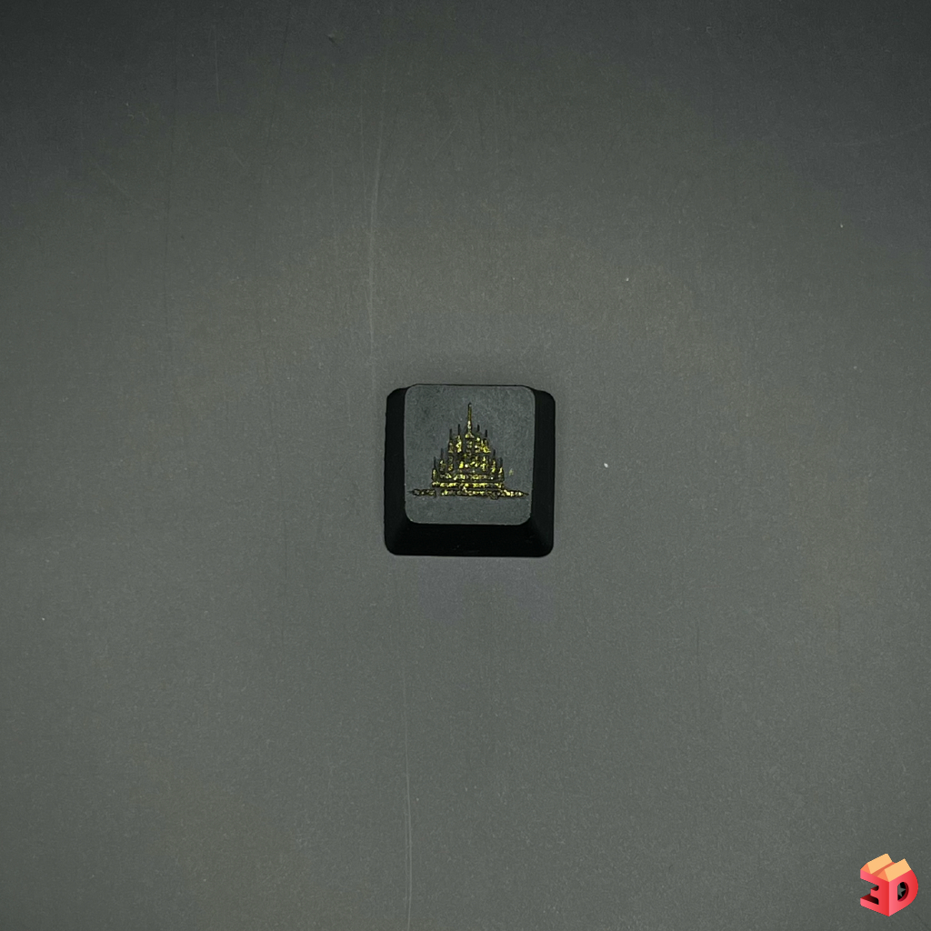 คีย์แคปยันต์โภคทรัพย์ พร้อมส่ง Keycap ปุ่มกดคีย์บอร์ดยันต์โภคทรัพย์ มีพุทธคุณด้านโภคทรัพย์ ทำมาค้าขึ้น มีเงินไหลมาเทมา