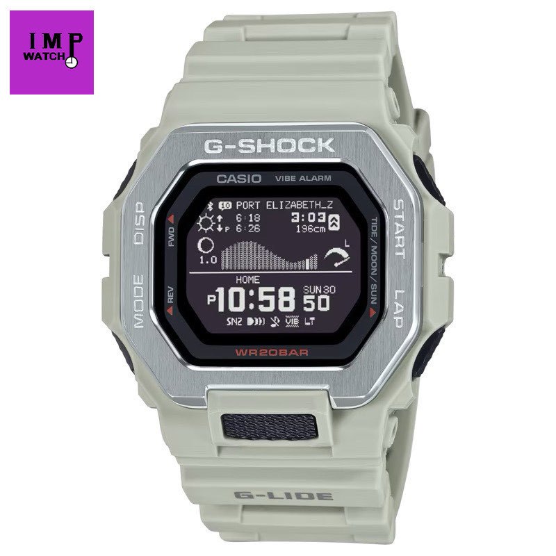 นาฬิกา CASIO G-SHOCK รุ่น GBX-100-8DR ใหม่ล่าสุด ของแท้ประกันศูนย์ CMG 1 ปี เชื่อมต่อแบบไร้สายโดยใช้