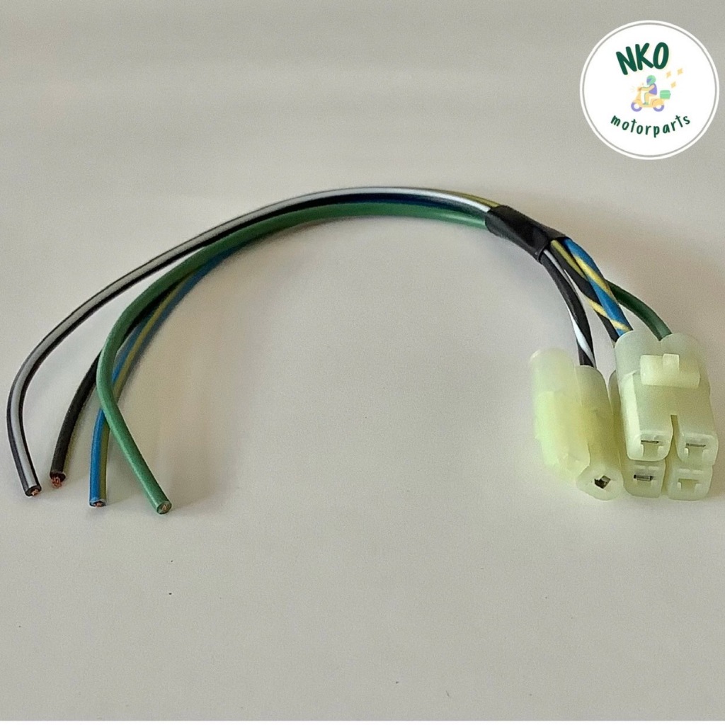 ปลั๊กต่อกล่อง CDI NSR (2 ปลั๊ก 6 สาย) ปลั๊คสายต่อกล่องไฟ NSR-R NSR PROARM ปลั้กเสียบกล่อง ซีดีไอ cdi