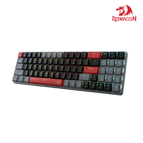 Redragon K626 ASHE PRO 75% Wireless RGB Gaming Keyboard, 3-Modes BT 2.4G USB   (EN/TH)