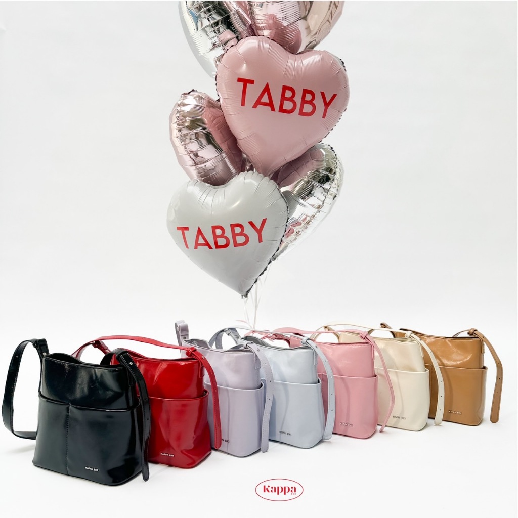 KAPPABKK Tabby Bag กระเป๋าทรงถัง สายสามารถปรับระดับเป็นสะพายไหล่และสะพายข้างได้
