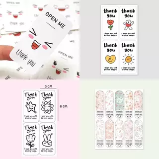 สติ๊กเกอร์ ขอบคุณ สติ๊กเกอร์ติดกล่อง ติดแก้วกาแฟ น้ำ เครื่องดื่ม ตกแต่ง sticker thankyou
